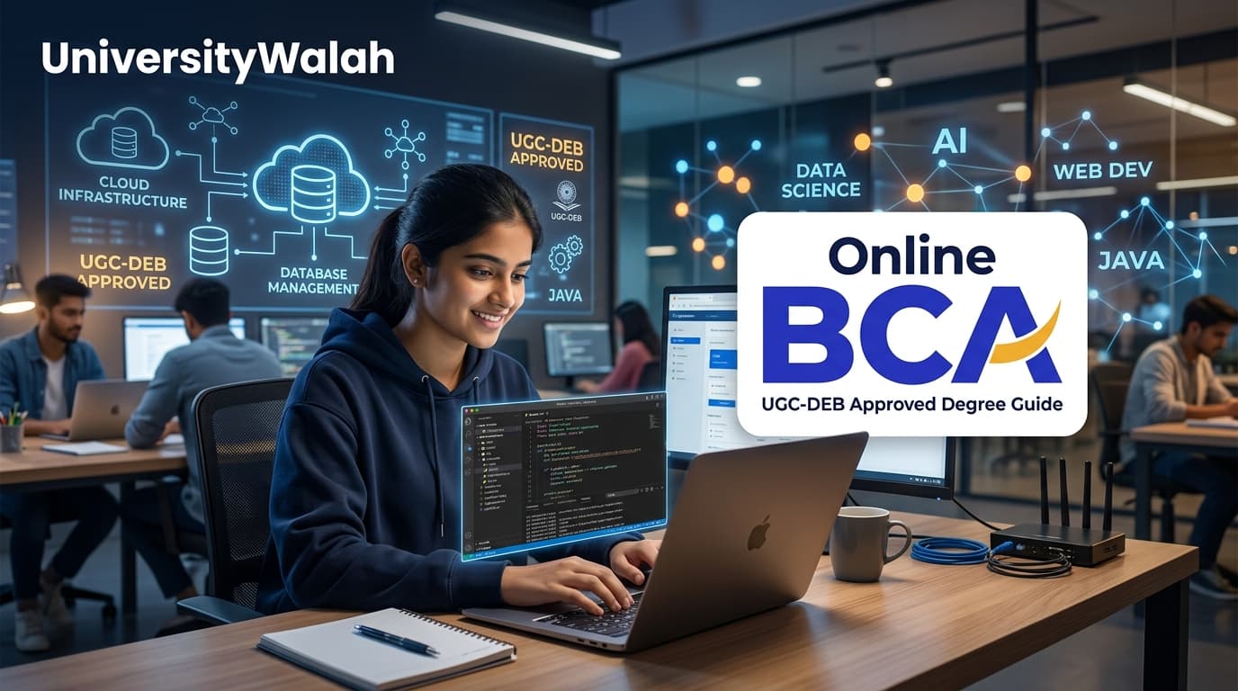 Online BCA Degree Guide 2026 - UniversityWalah